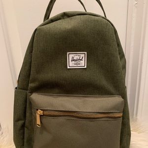 Herschel olive green backpack